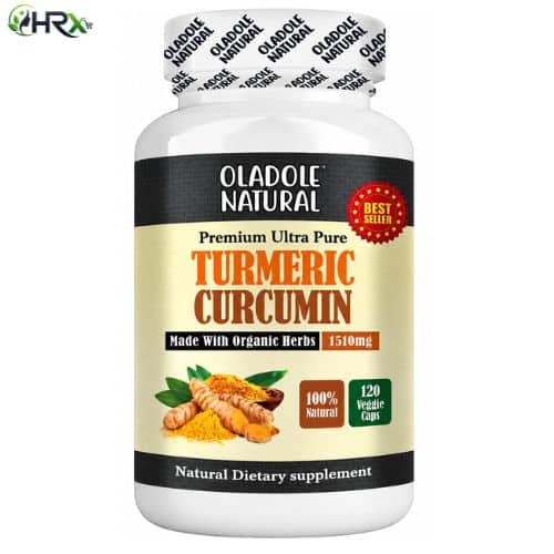 Turmeric Curcumin Organic Supplement 120 Capsules